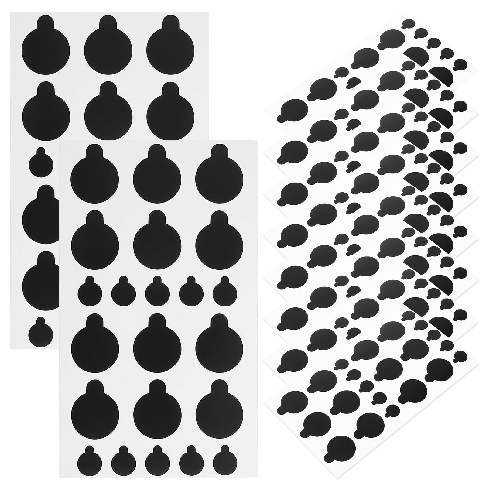 HOMSFOU Adesivi Oscuranti Per Fotocamera 10 Fogli Nero Copertura Privacy Router Dispositivi Elettronici 4.13x2.48 Cali