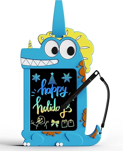 TEKFUN NanoDoodle Juguetes para niños, tableta de escritura LCD, juguetes de dinosaurio, tablero de dibujo para colorear de 4.5 pulgadas para