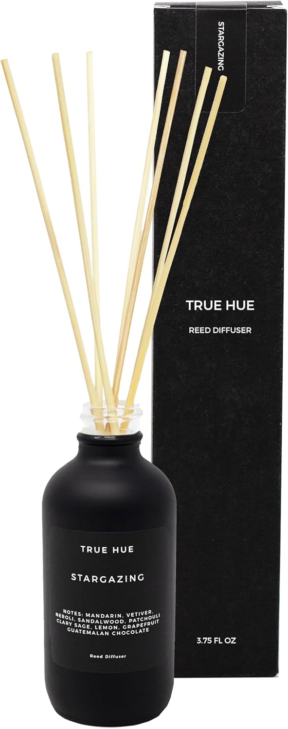 Amazon.com: Luxury Reed Diffuser| True Hue | 3.75 fl oz | Glass and ...