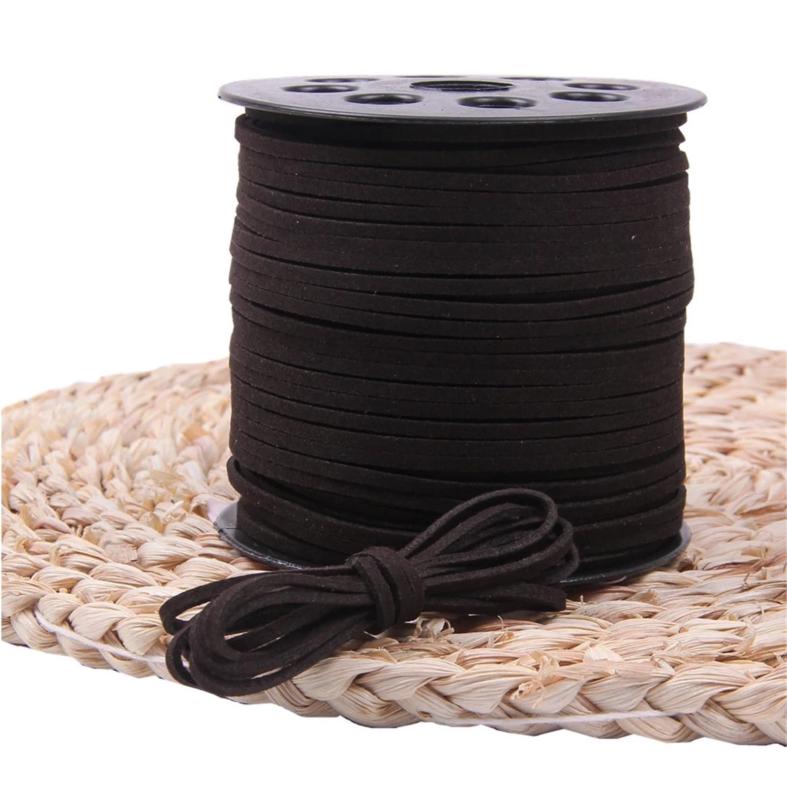 Sznurek ze sztucznego zamszu 10 sztuk m/partia 2.5mm sznurek skórzana lina ręcznie robiona nić ciąg do bransoletki DIY biżuteria(1)