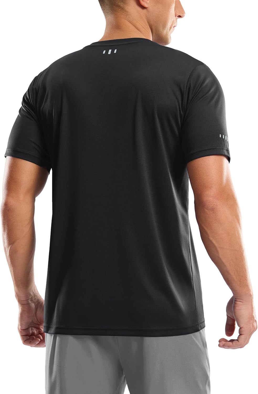 Men's UPF 50+ Sun Protection Dry Fit Workout T-Shirts Rash Guard Swim Shirts Moisture Wicking Tee for Athletic, Beach, Hiking - Image 2