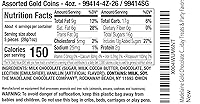 Vista 2 de Madelaine Monedas de chocolate dorado – Rellenos de cesta de caramelos envueltos individualmente – Tamaños surtidos 4 Oz Monedas de chocolate dorado