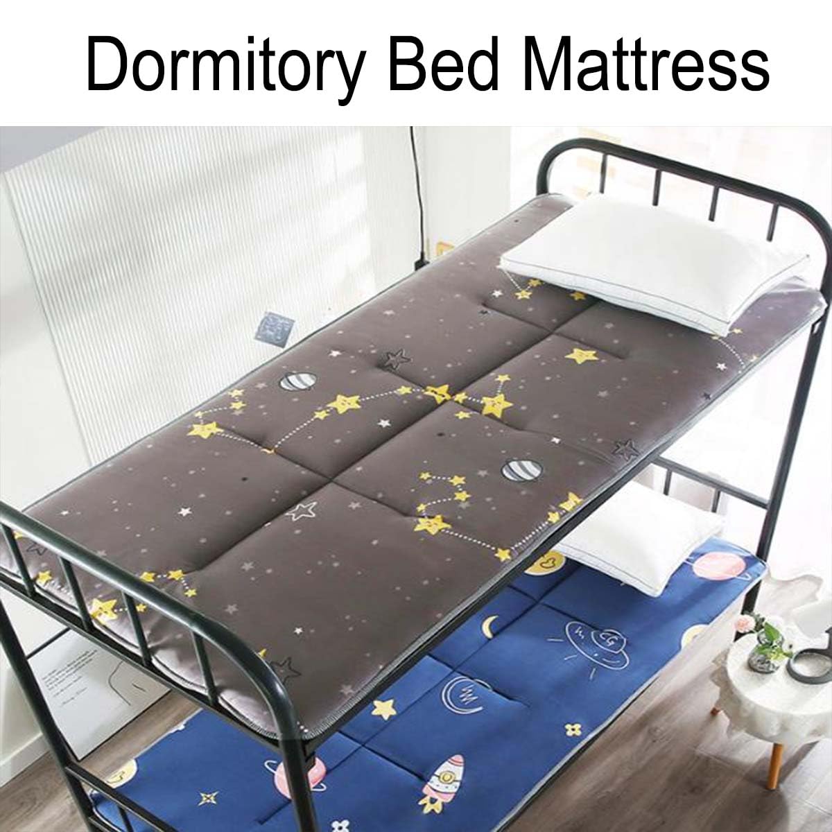 Danchen Japanische Futon-Matratze, faltbare Bodenmatratze, tragbare Tatami-Matte für Schlafsaal, Gästebett, Schlafsaal, Camping, Auto, aufrollbare, rutschfeste Schlafunterlage (150 x 200 cm, G)