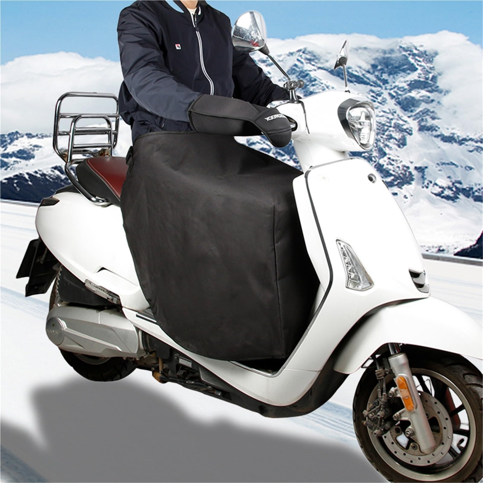 Roller Beinschutz Winddicht Winter-Thermo-Steppdecke, Roller-Reiten, Kurze Matten, Knie-Decke, Wärmer, Winddicht, Wasserabweisend, Winter-Steppdecke, Motorrad-Zubehör
