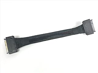 Micro SATA Cables, U.3 SFF-8639 Female to U.3 SFF-8639 Male Extension Cable 8 Inches