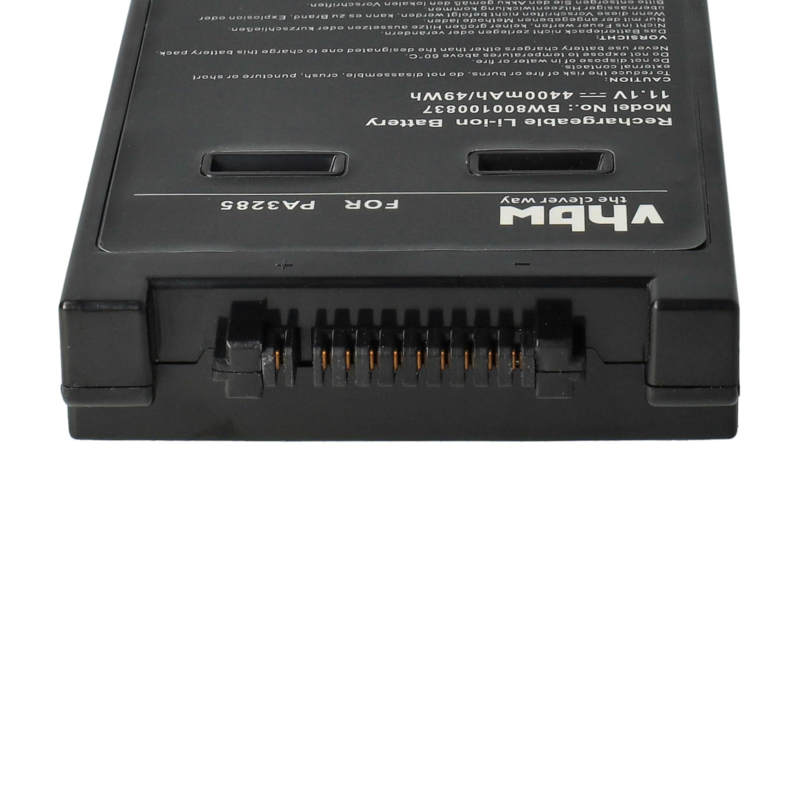 Batteria Vhbw Per Notebook Toshiba Tecra A8 – 4400mAh, 11.1V, Li-Ion, Sostituisce PA3284U-1BAS