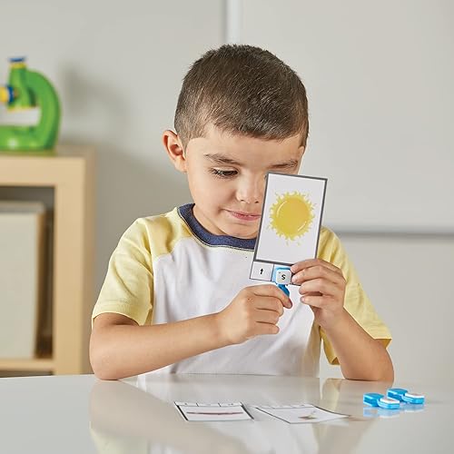 Miniatura 8 de hand2mind Learn My Letters - Clips de motricidad fina, actividades de pinzas para la ropa para niños, práctica de letras para preescolares, juguetes