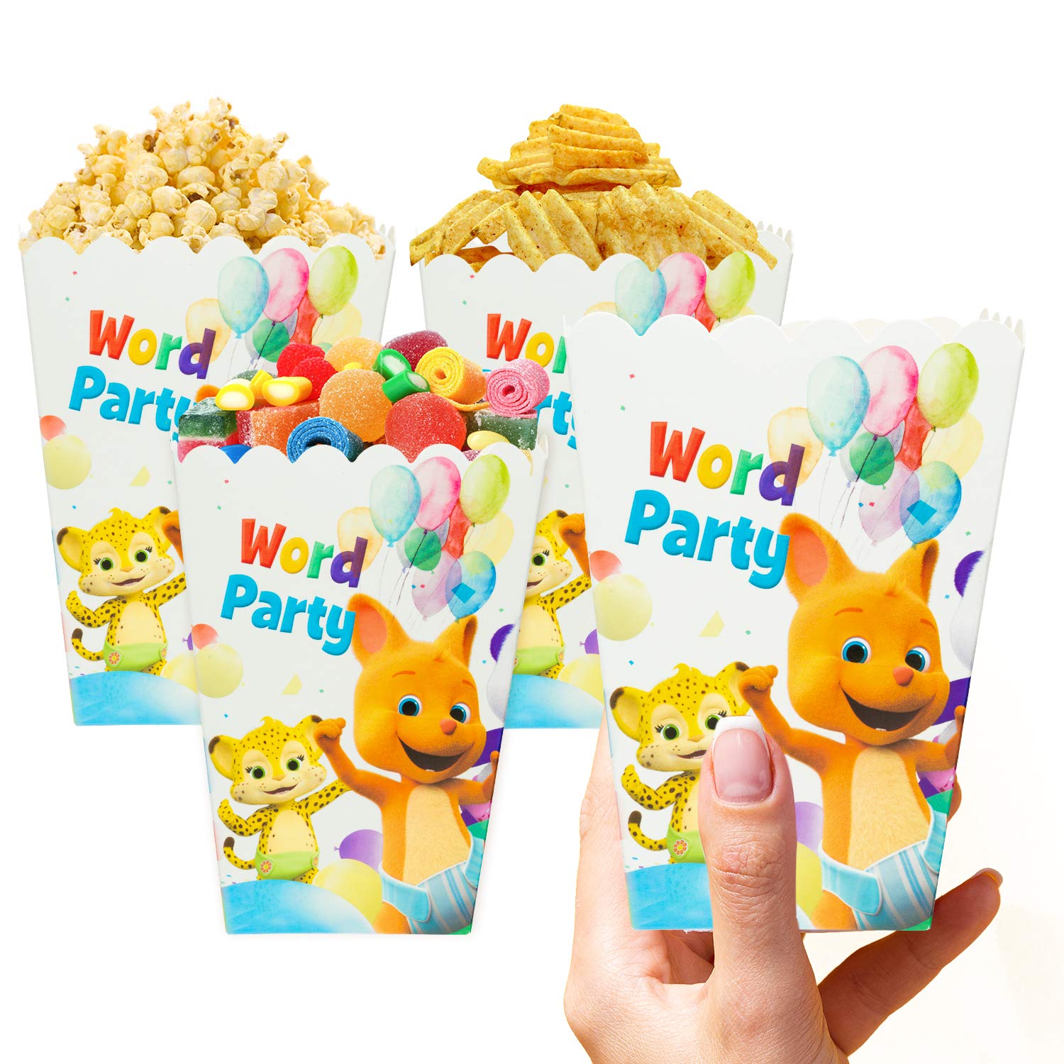 Buy OSNIE 30 Packs Baby Lulu Panda Party Popcorn Boxes, Recyclable