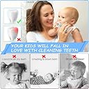 RIOMTRIC Baby Grooming Kit, Electric Safety Nail Trimmer Baby Nursery Kit Infant Safety Care Set with Hair Brush Comb Nail Clipper Nasal Aspirator,Baby Essentials Kit for Newborn Girls Boys (13 PCS PINK KIT) gallery image