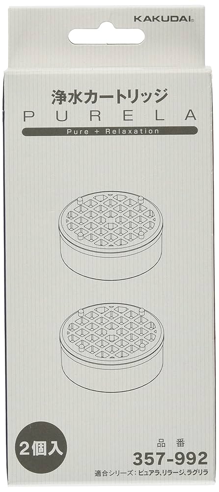 Amazon.co.jp: カクダイ(KAKUDAI) ピュアラ用浄水カートリッジ(2