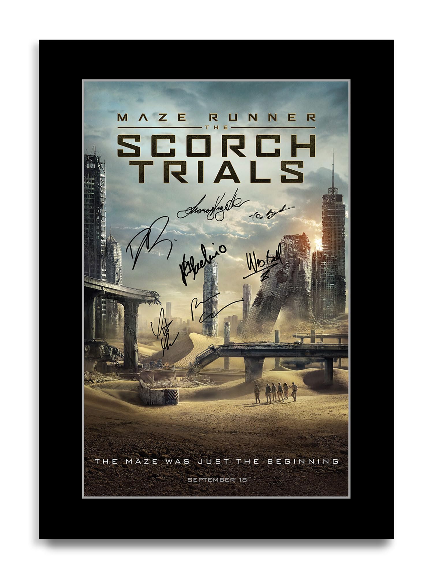 HWC Trading The Maze Runner : The Scorch Trials Gifts Printed Poster Signed Autograph Picture for Movie Memorabilia Fans (ID-003982) - A4 Print Only