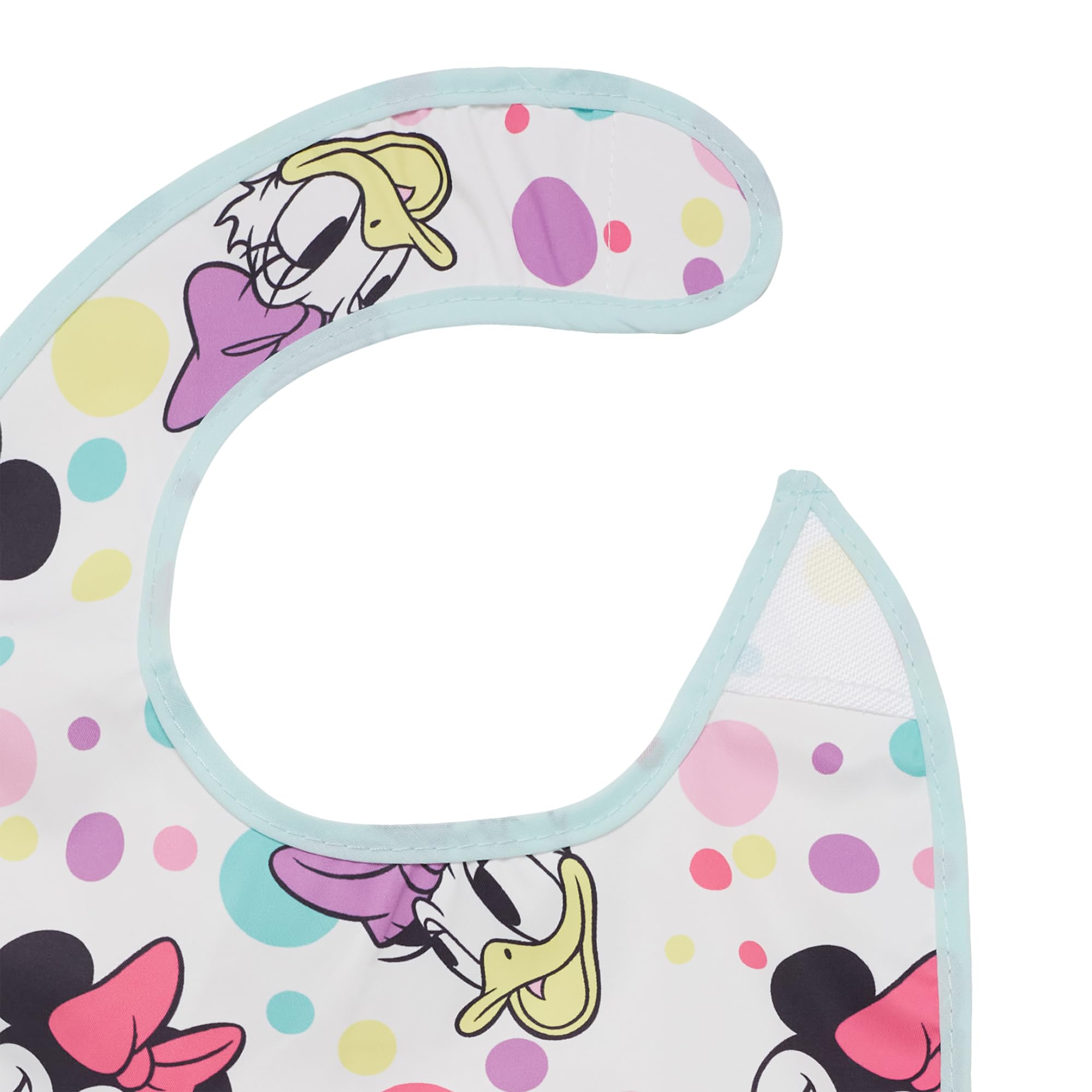 Ellepi Bavaglini Disney Plastificati con Tasca Minnie & Topolino 2 Pezzi