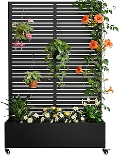 Baotree Metal Raised Garden Planter Bed, 72