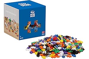 PLUS PLUS Basic Open Play Set: 600 Vibrant Building Blocks for Creativity