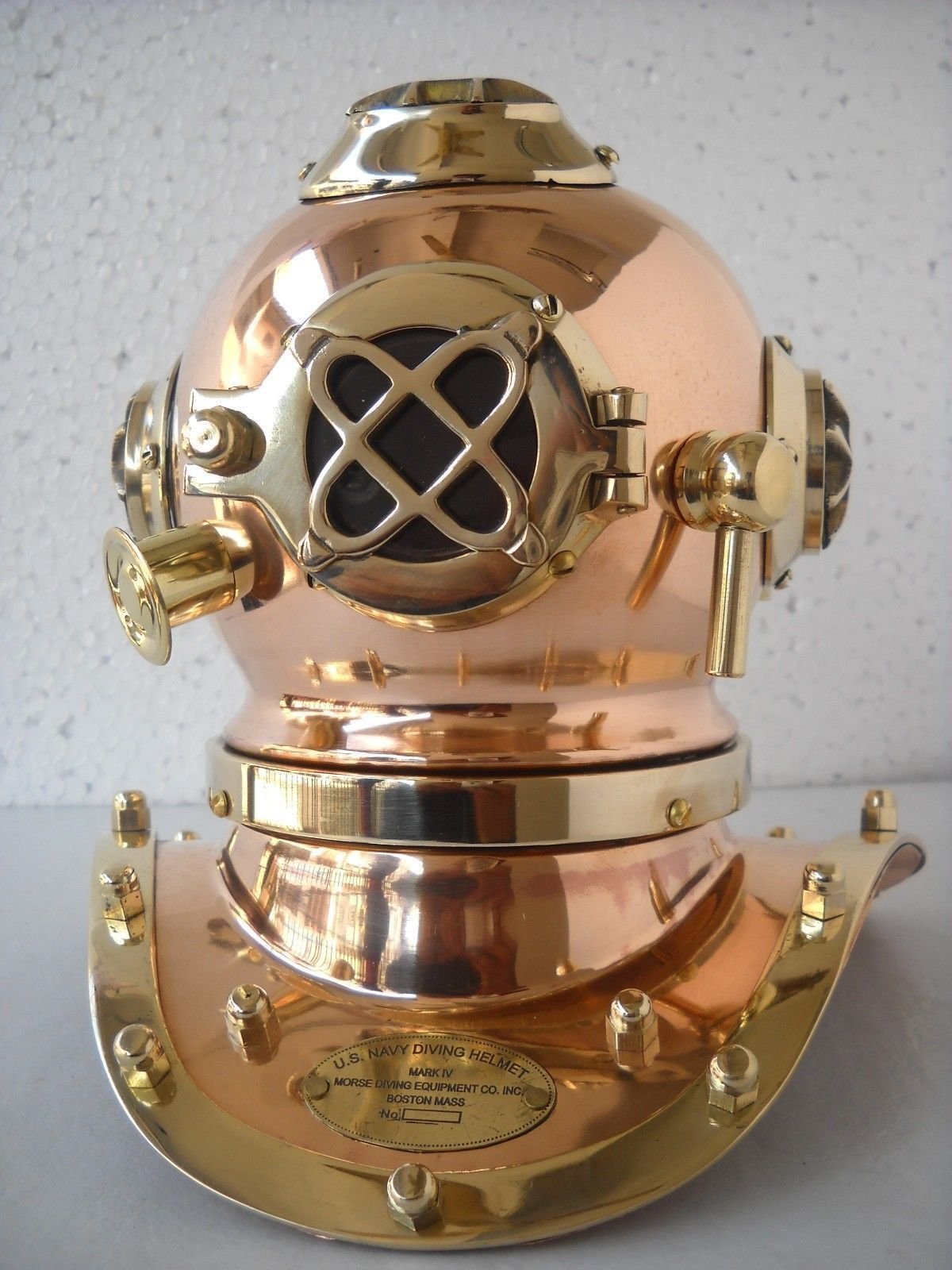 NauticalMart Vintage SEA Nautical US Navy Brass Divers Helmet