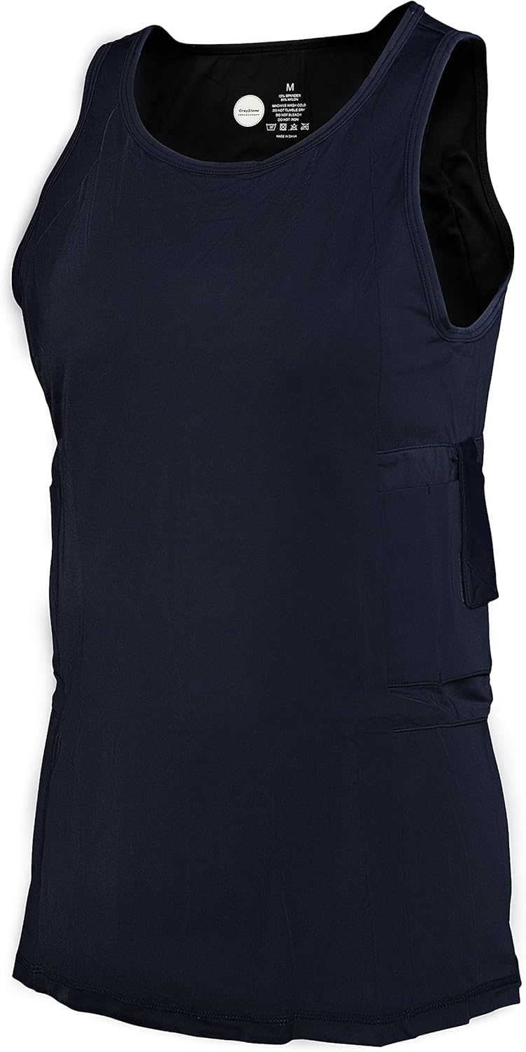 Graystone Holster Tank Top Shirt Concealed Carry Clothing for Women Concealment Compression CCW Tactical Clothes