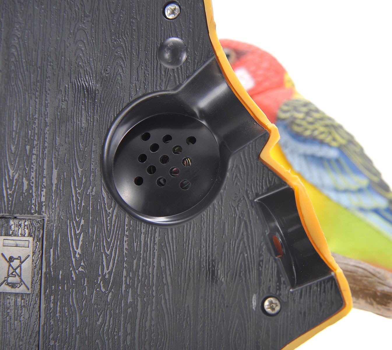 PowerTRC 2 Sets of Adorable Chirping & Dancing Bird with Motion Sensor | Wall Decoration | Pet Bird | Novelty Gift