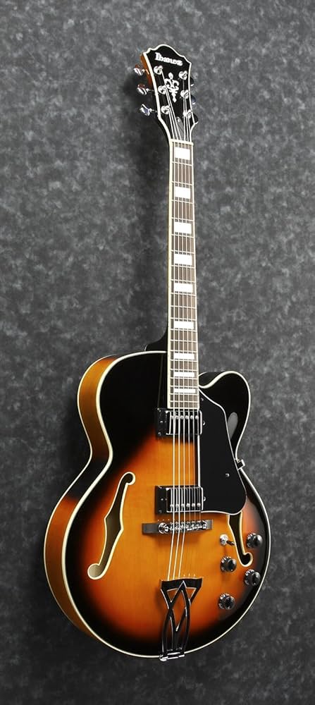 Ibanez AF75BS Guitarra elétrica acústica totalmente oca