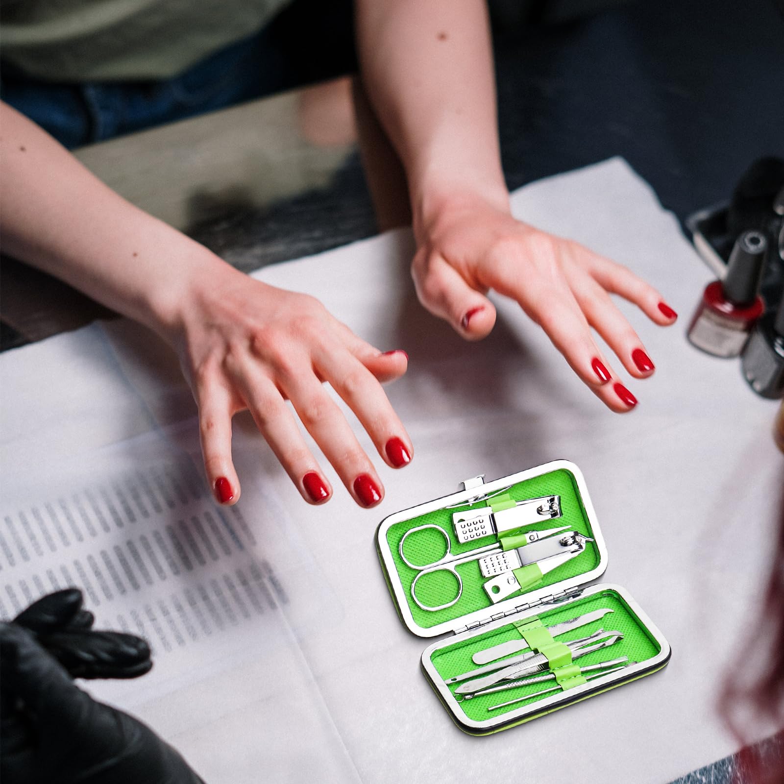 Zestaw do manicure luzem, zestaw obcinaczy do paznokci ze stali nierdzewnej, solidny obcinacz do tipsów do paznokci, profesjonalny obcinacz do paznokci, osobisty zestaw do pedicure, prezent (8-24)