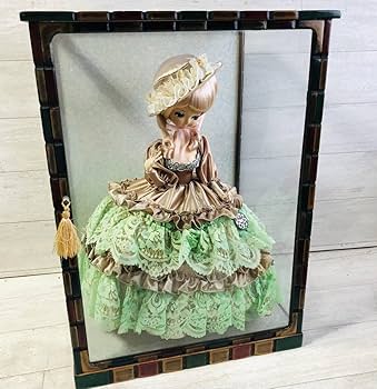 （ 美品 ）スキヨ人形研究所 リボン印 西洋人形( ケース入り )ビスクロマン 美品 ）スキヨ人形研究所 リボン印 西洋人形( ケース入り