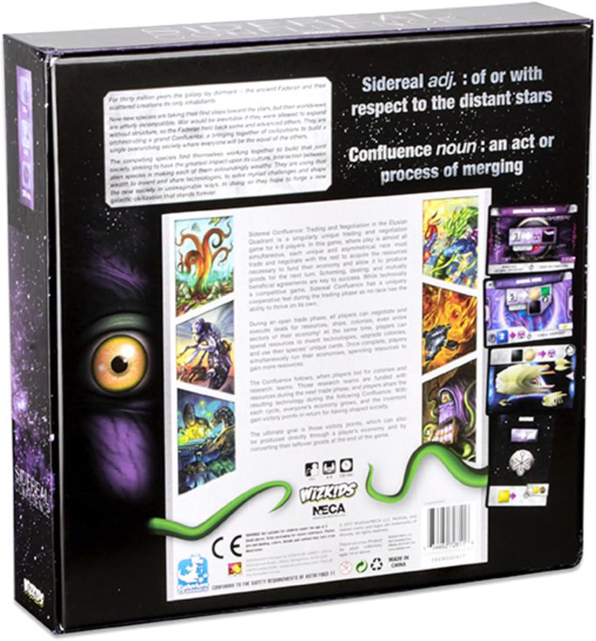 WizKids Sidereal Confluence : Trading and Negotiation in the Elysian Quadrant Confluence Game