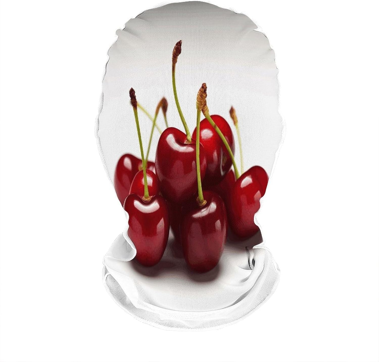 Chilean Cherries Balaclava Mesh Print Funny Face Mask Breathable Ski Masks Personalized Sun Protection Full Face Covers Neck Gaiter Windproof Head Masks for Pranks&Outdoor