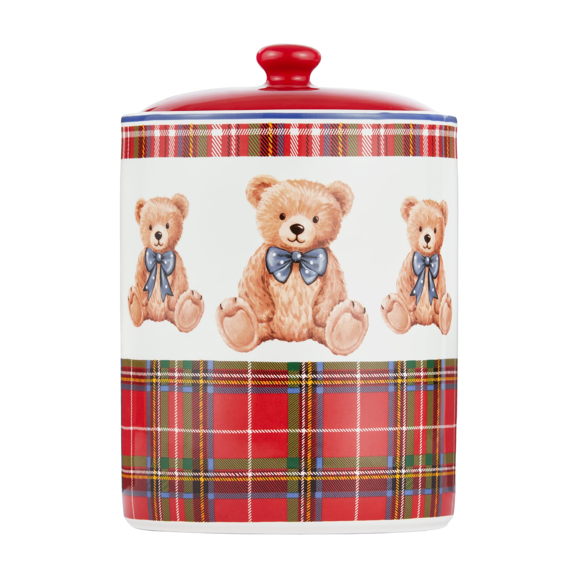 Bico Blue Ribbon Teddy Bear Cookie Jar