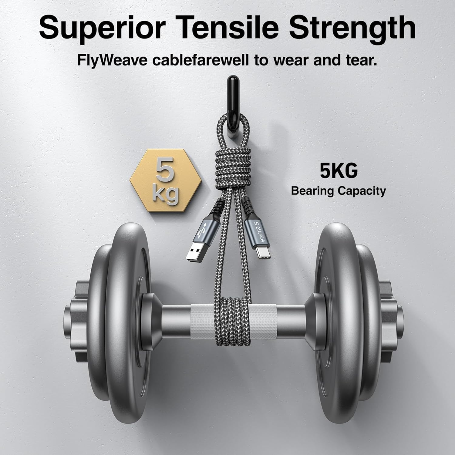 Cavo USB C [0.3M 3Pezzi] 3.1A Cavo USB Type-C Ricarica Rapida Nylon Cavo Tipo C per Samsung Galaxy S23 S22 S21 S20 S10 A71 A51 Huawei P50,Mate 40,MateBook,Xiaomi,OnePlus 9,Google Pixel 5,Realme