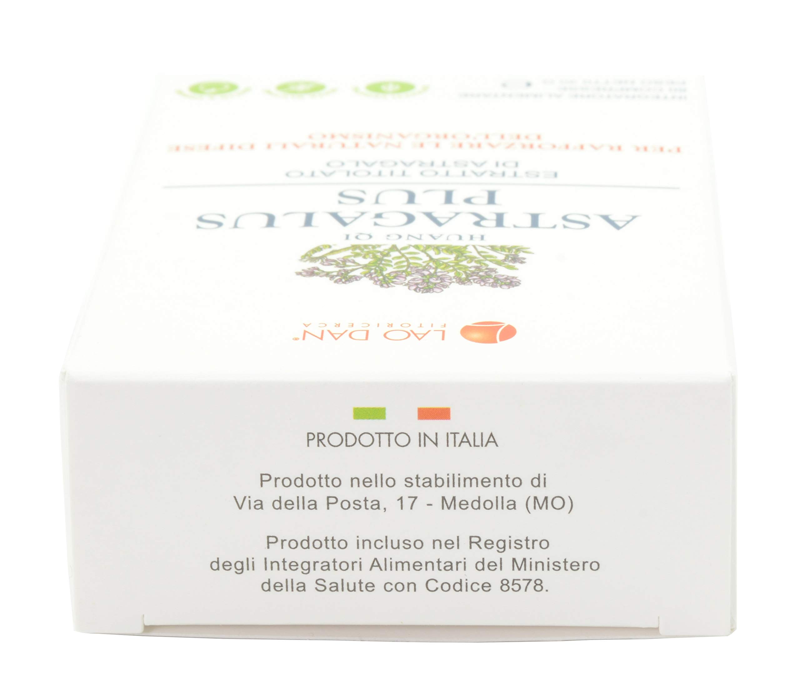 ASTRAGALUS PLUS da Fitoricerca Lao Dan® Astragalo Integratore Difese Immunitarie Nuova Formula 70% Polisaccaridi Estratto Premium Quality 100% Naturale Zero Eccipienti Made in Italy