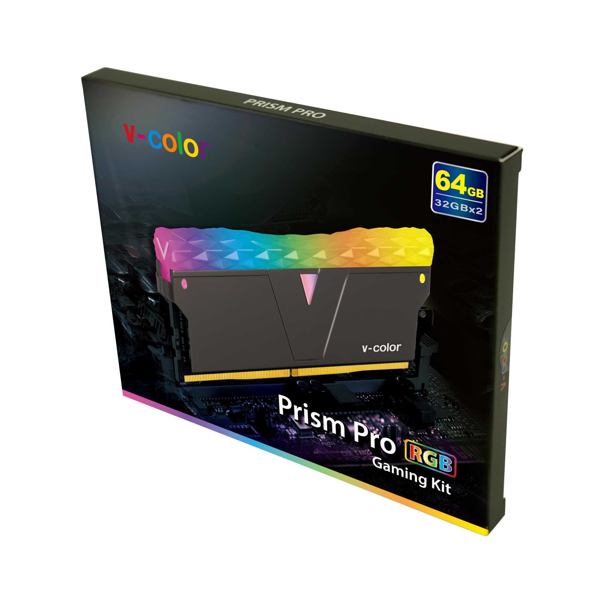 Amazon.com: V-Color DDR4 Prism PRO RGB 64GB(32GBx2) 3600MHz 2Gx8