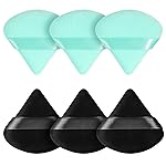 6 Pieces Triangle Powder Puff Soft Makeup Sponge Make Puff for Face Powder Cosmetic Foundation Sponge Makeup Tool