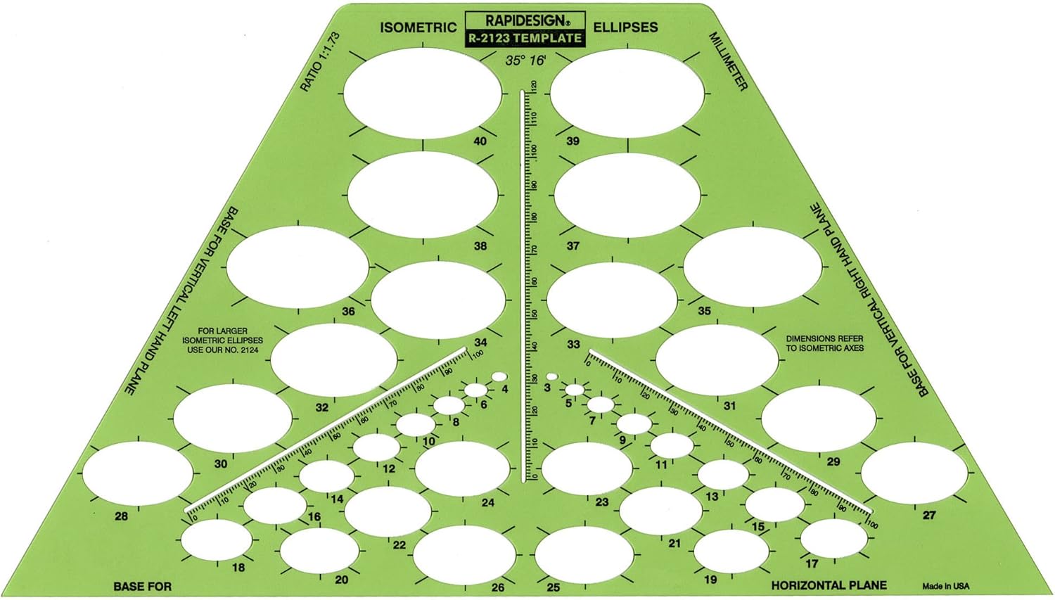 Rapidesign Stars Template, 1 Each (R2013)