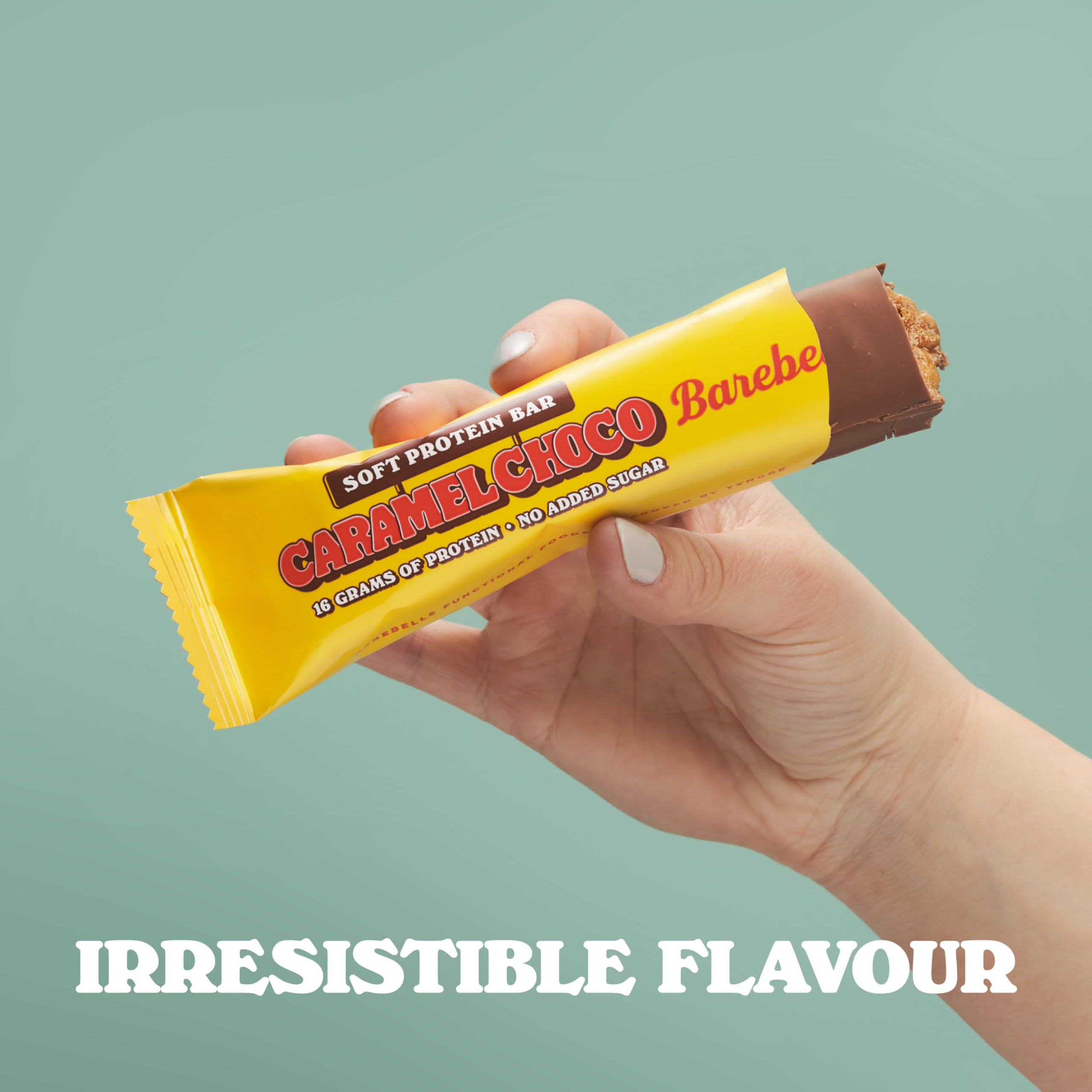 Barebells - Barritas Proteína - 16g Protein x Bar - Baja en azúcar y Calorías - Sin Aceite de Palma - Caramel Choco (12 Barritas x 55g) — view 5
