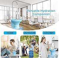 Vista 7 de Dispensador de agua potable para botella de 2 a 5 galones, dispensador automático de bomba de jarra de agua, bomba de botella de agua eléctrica