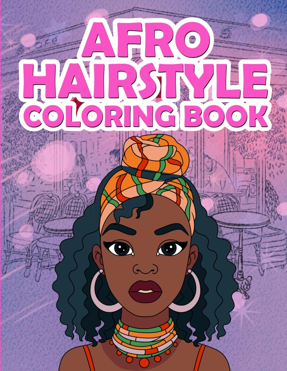 Afro Hairstyles Coloring Book