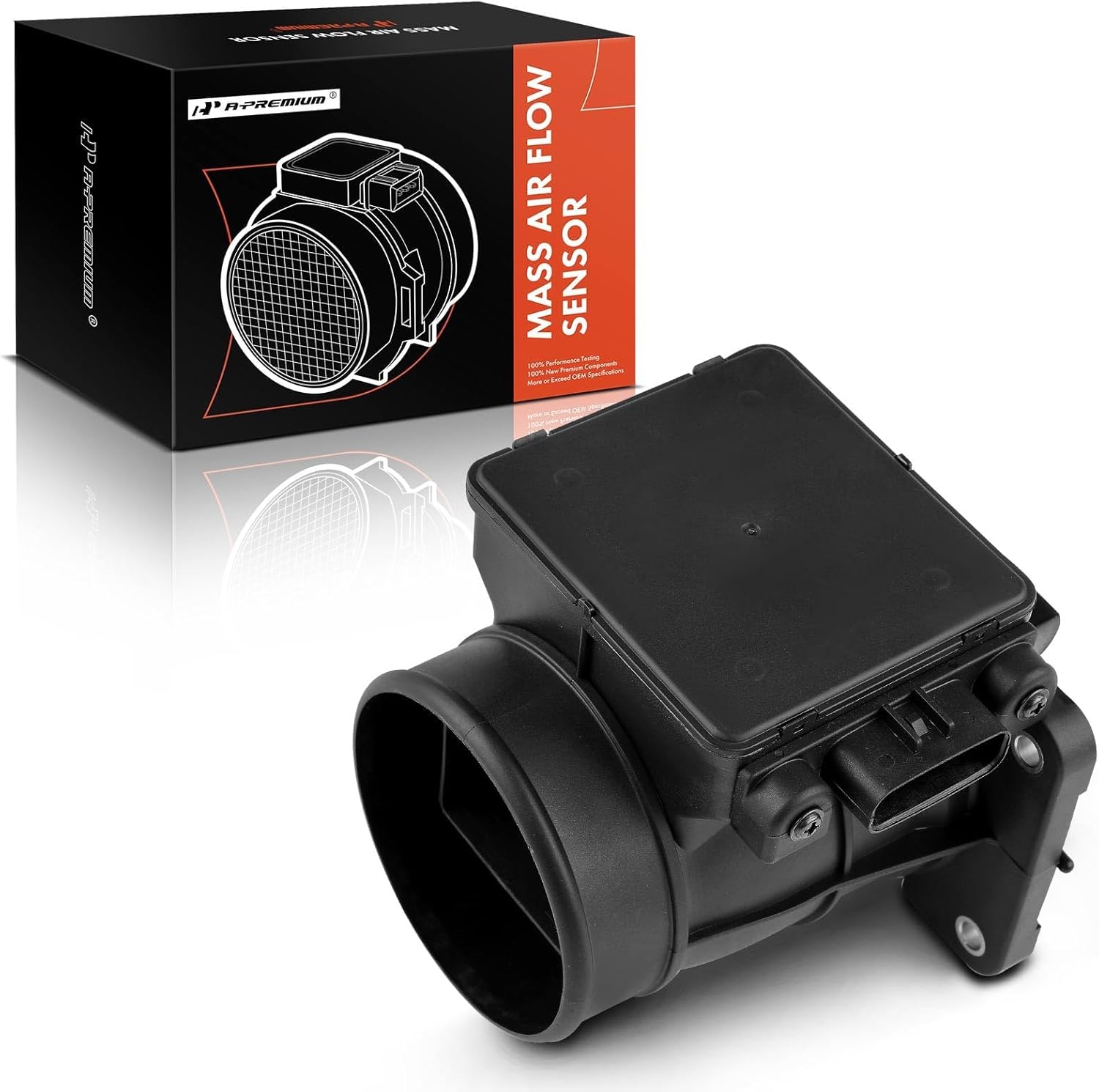 A-Premium Mass Air Flow Sensor Meter [7-Pins] Compatible with Mitsubishi Lancer 2002-2007, Mirage 1998-2002, Montero Sport 1997-1998, 1.8L 2.0L 2.4L, Replace for# E5T08471 MD343605