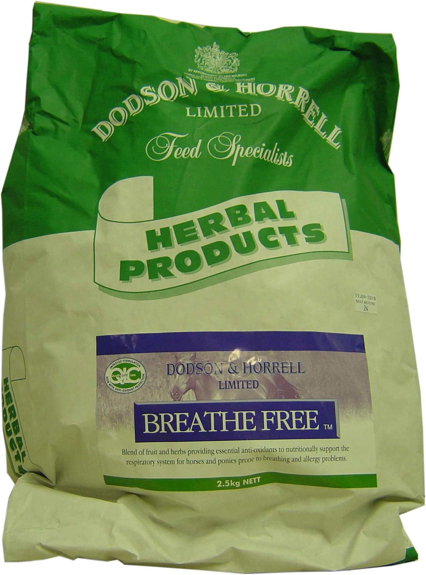 Dodson & Horrell Breathe Free with QLC for Horses, 2.5 kg