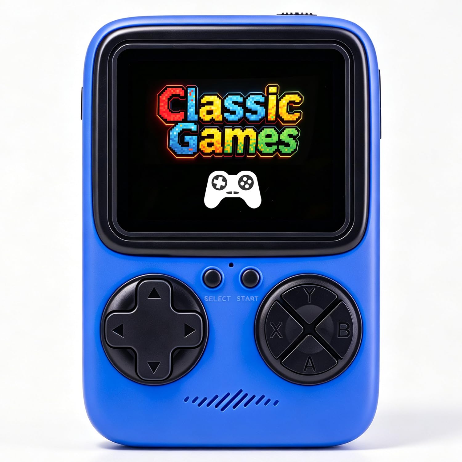 Besosay Kids Handheld Games Consoles with 289 Classic Video Games, 2.8" Color Screen, Rechargeable Battery, Electric Game Conosle for Boys Girls (Blue)