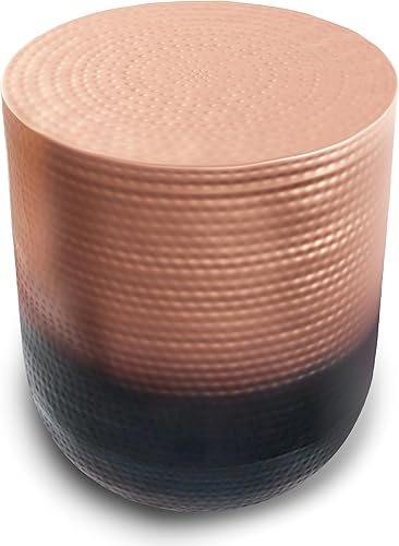 Miniatura 11 de SIMPLIHOME Nova Boho - Mesa auxiliar de metal de 19 pulgadas de ancho en color plateado degradado, totalmente montada, para sala de estar y Plateado