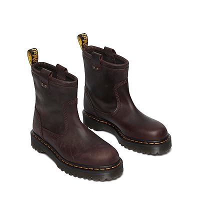 Dr. Martens Anistone Lo Leather Boots Boots Dark Brown