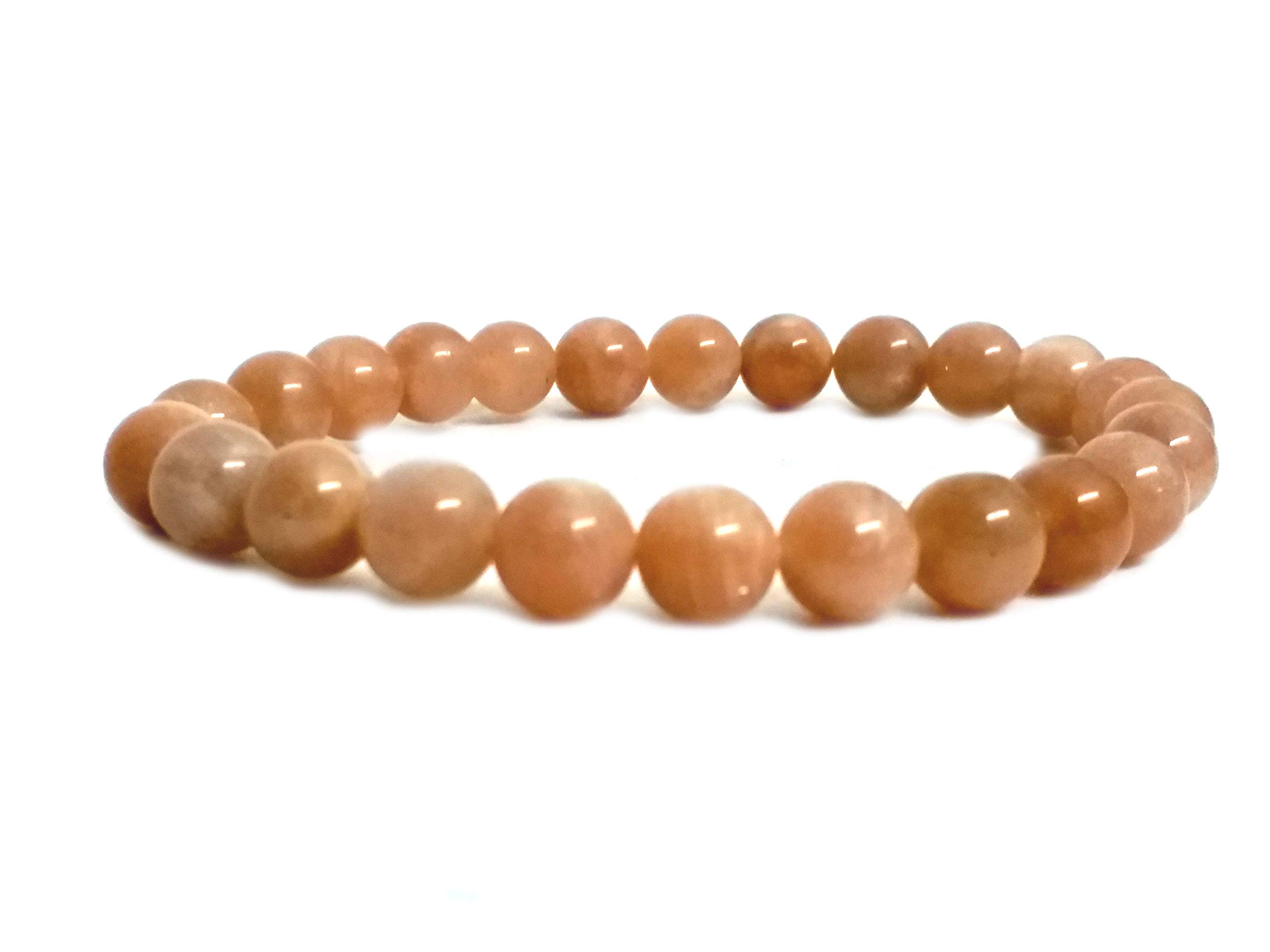 ASTROGHAR Peach moonstone 8 mm stretch high grade bracelet For Men And Women (B07MJWLNYY) Amazon Price History, Amazon Price Tracker