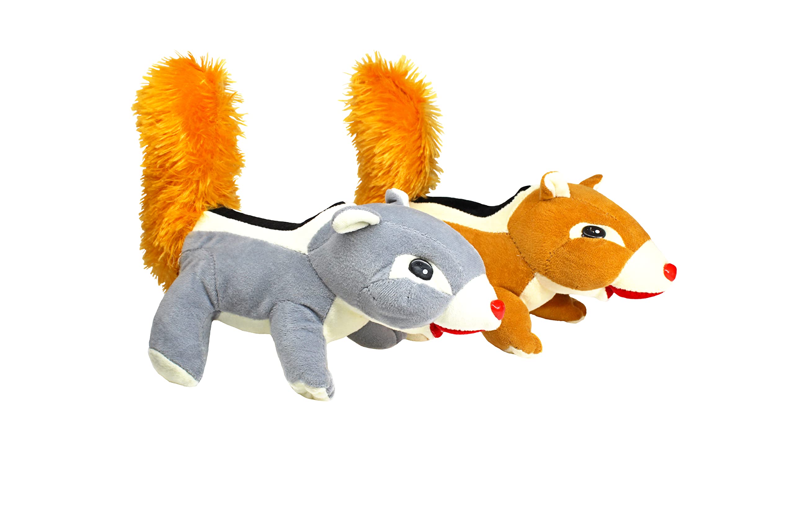 Adorable Squirrel Plush Toy (25 CM) - Soft and Snuggly Stuffed Animal for Kids and Decor | Perfect Teddy, Soft Toy for Baby Birthdays and Special Occasions (Brown and Grey)