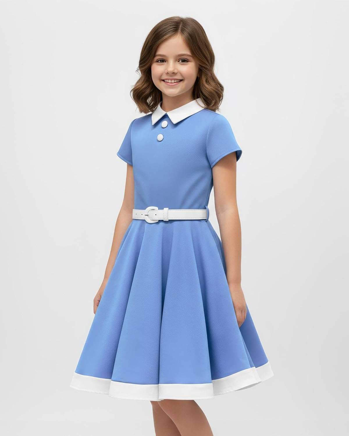 BlackButterfly Kids 'Lucy' Vintage Clarity 50's Girls Dress - Image 2