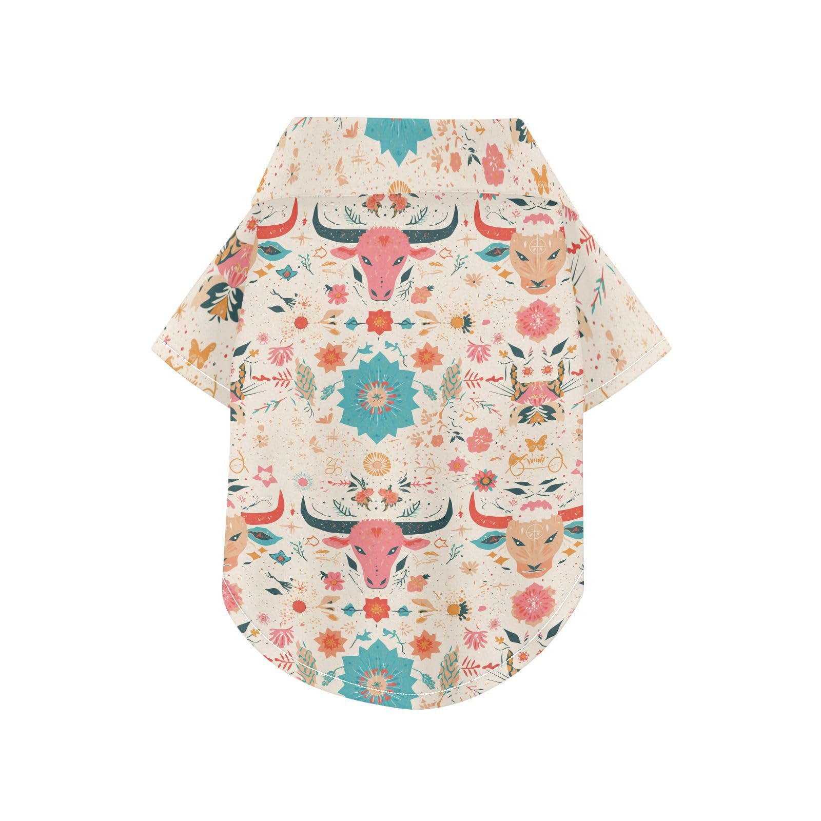 T-shirt respirant pour chien polo frais à boutons pastel 2XL