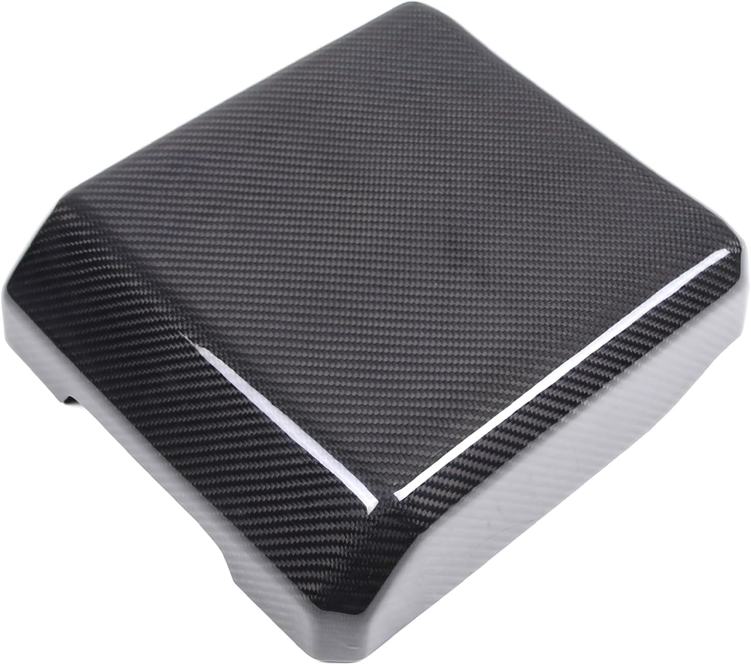 Real Carbon Fiber Center Console Armrest Cover Compatible with INEOS Grenadier 2022-2025 Anti-Scratch Central Armrest Lids Protector Cover Cushion Lid Protector Pad Interior Accessories