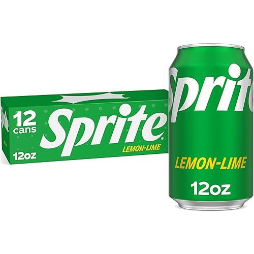 Sprite Lemon Lime Soda Soft Drinks, 12 fl oz, 12 Pack - Sprite - 12 Fl Oz (Pack of 12)