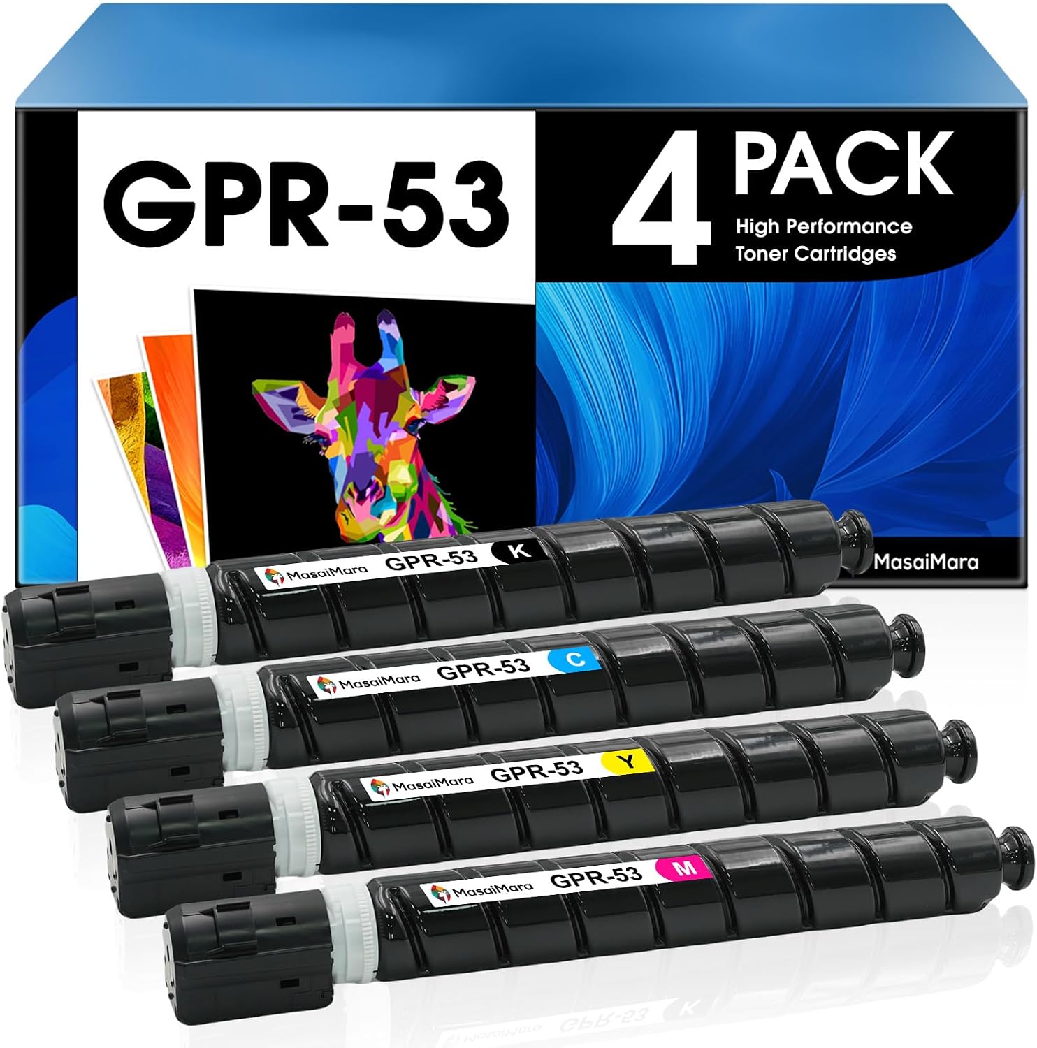 CHENPHON GPR-53 GPR53 Toner Cartridge Replacement For Canon GPR-53 Toner Cartridges Use In Canon ImageRUNNER Advance IR-ADV C3330 C3325 C3525 C3525i C3530 C3020 C3320 C3520i Printer Ink