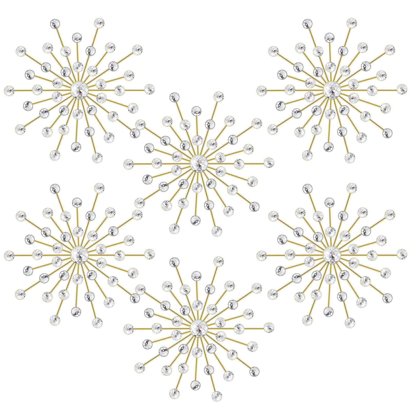 Décoration murale métal Sunburst sans poinçon pour habiller un mur vide sans percer