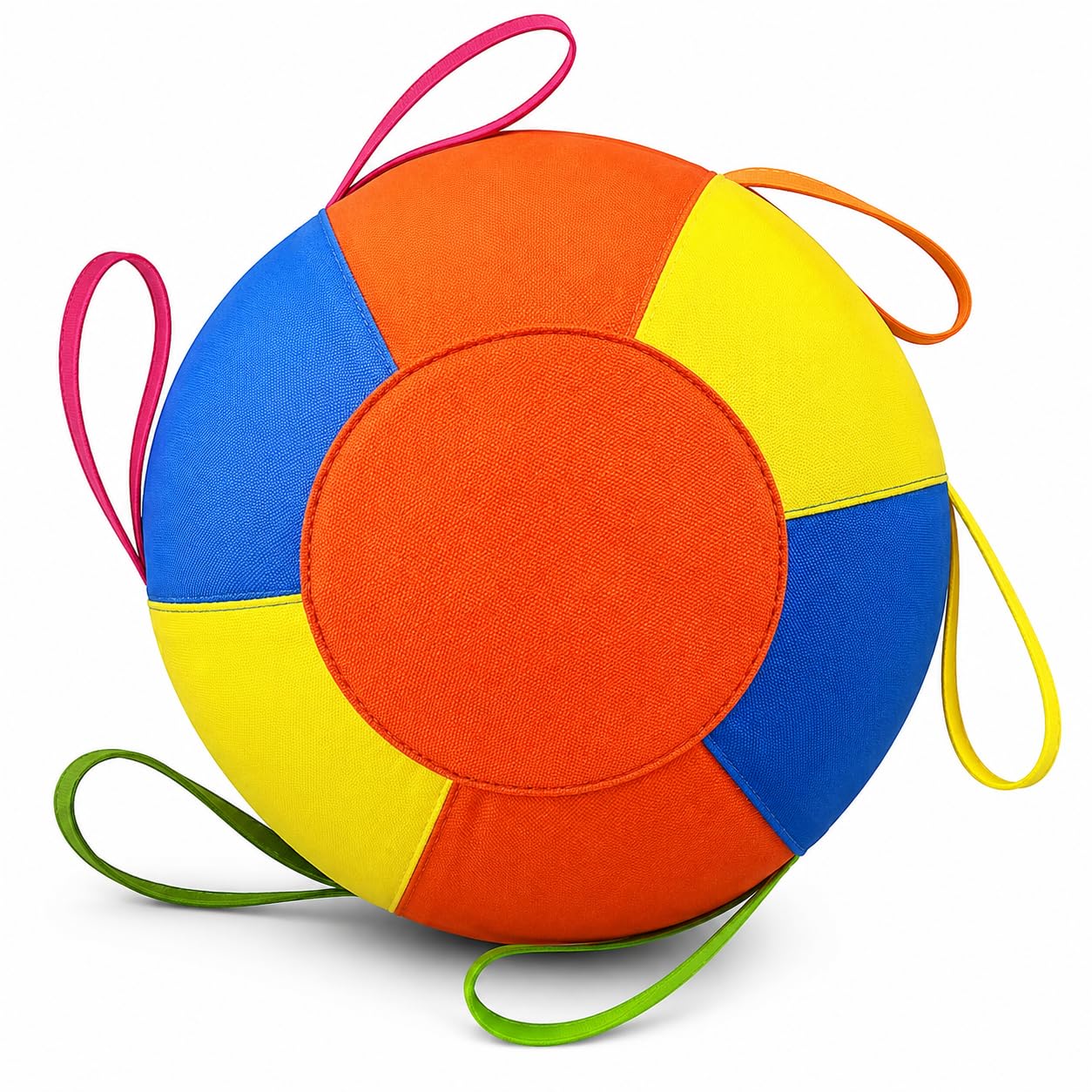 Treibball für Hunde, super verstärkter bissfester aufblasbarer Hüteball