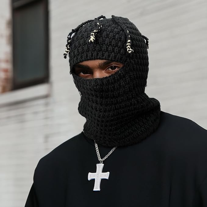 Balaclava para hombre, máscara facial completa a prueba de viento miniatura 2